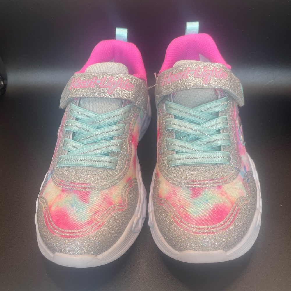 Skechers Pink and Silver Sneakers with Modern Silhouette
